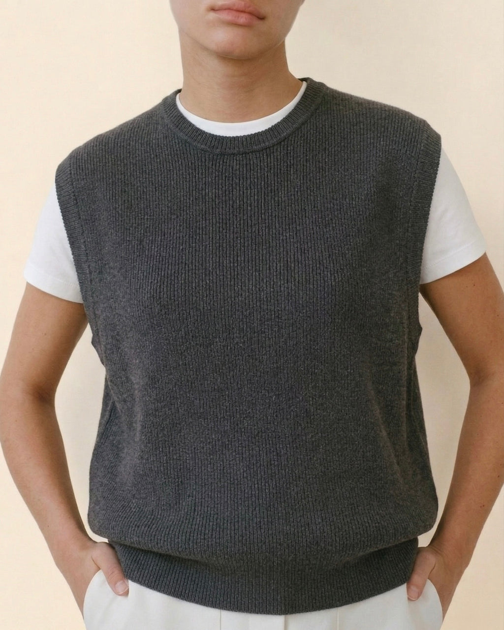 Swedish Designer - Grey Sweater Vest