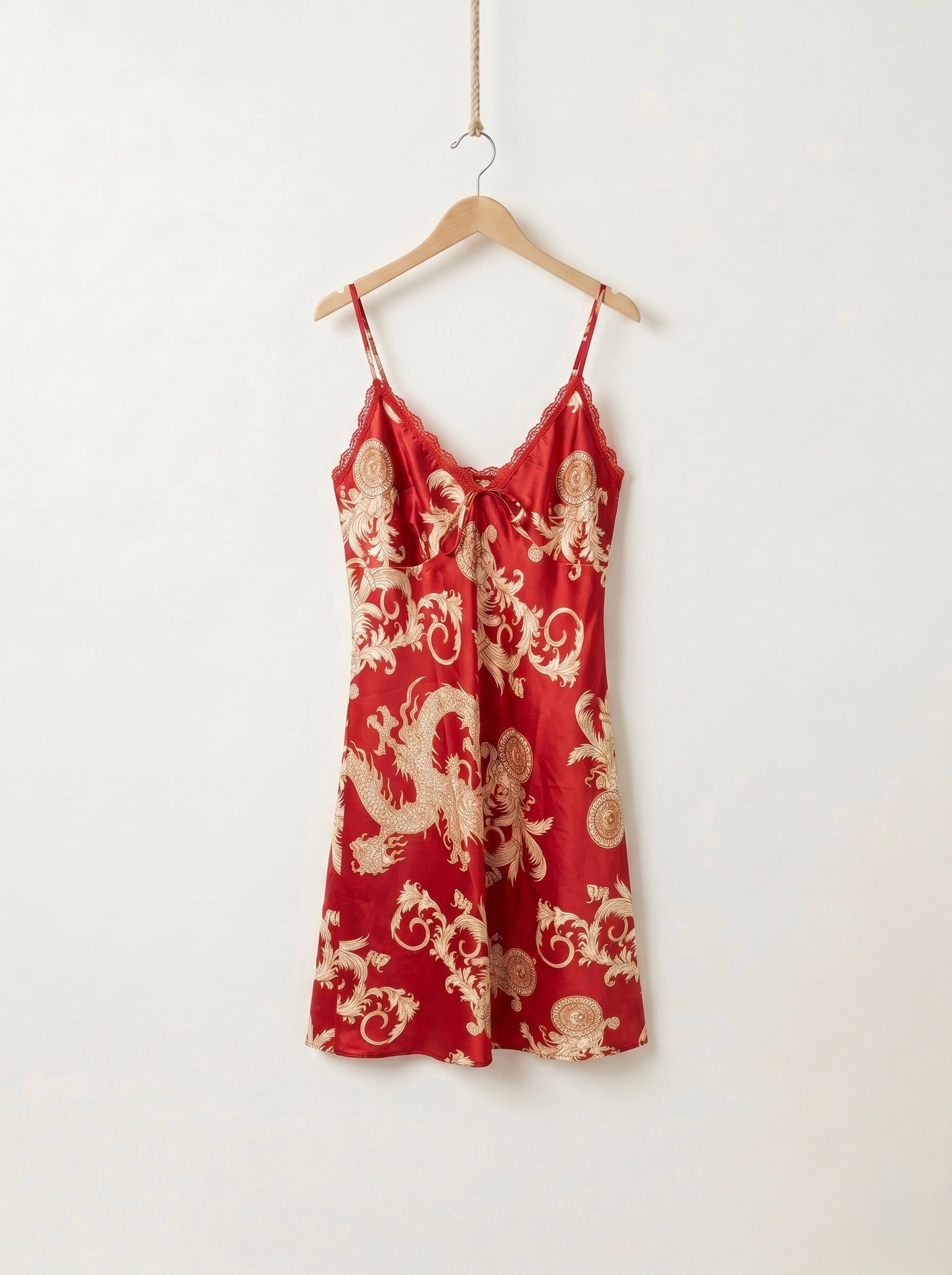 Red Angel Slip Dress