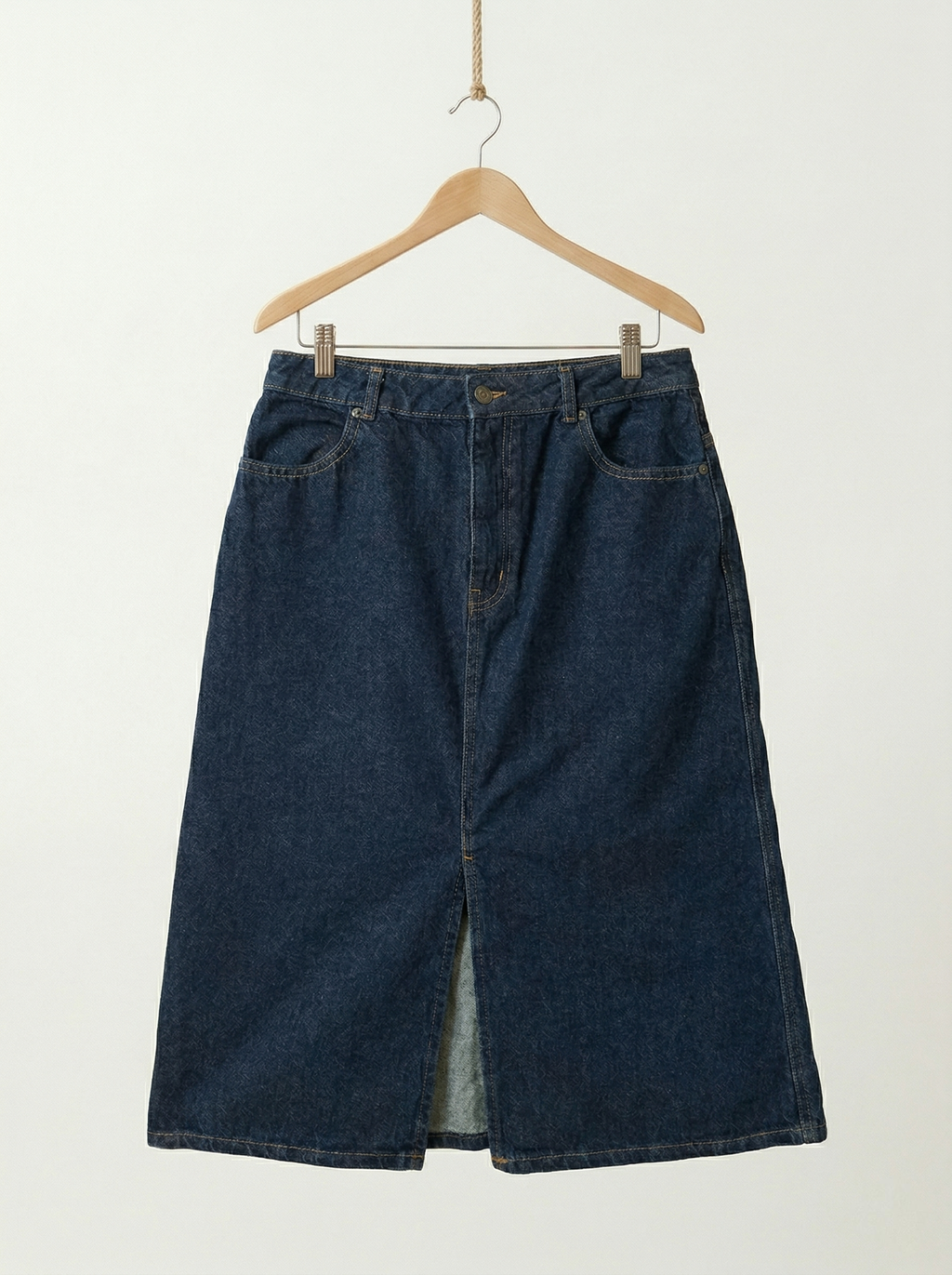 Dark Demin Midi Skirt – Carin Wester