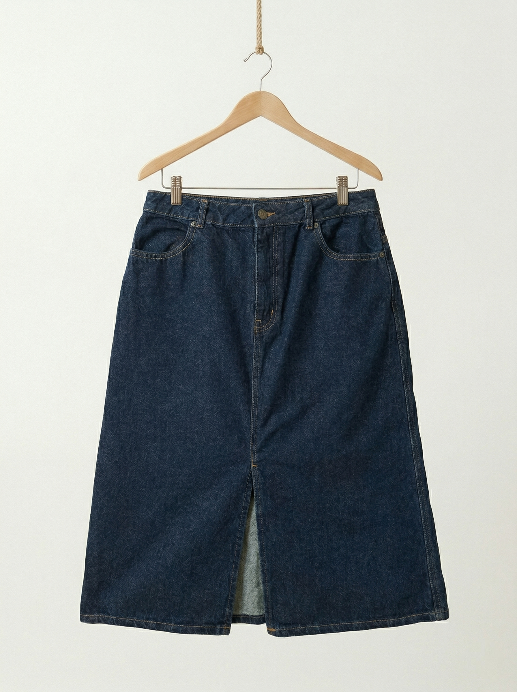 Dark Demin Midi Skirt – Carin Wester