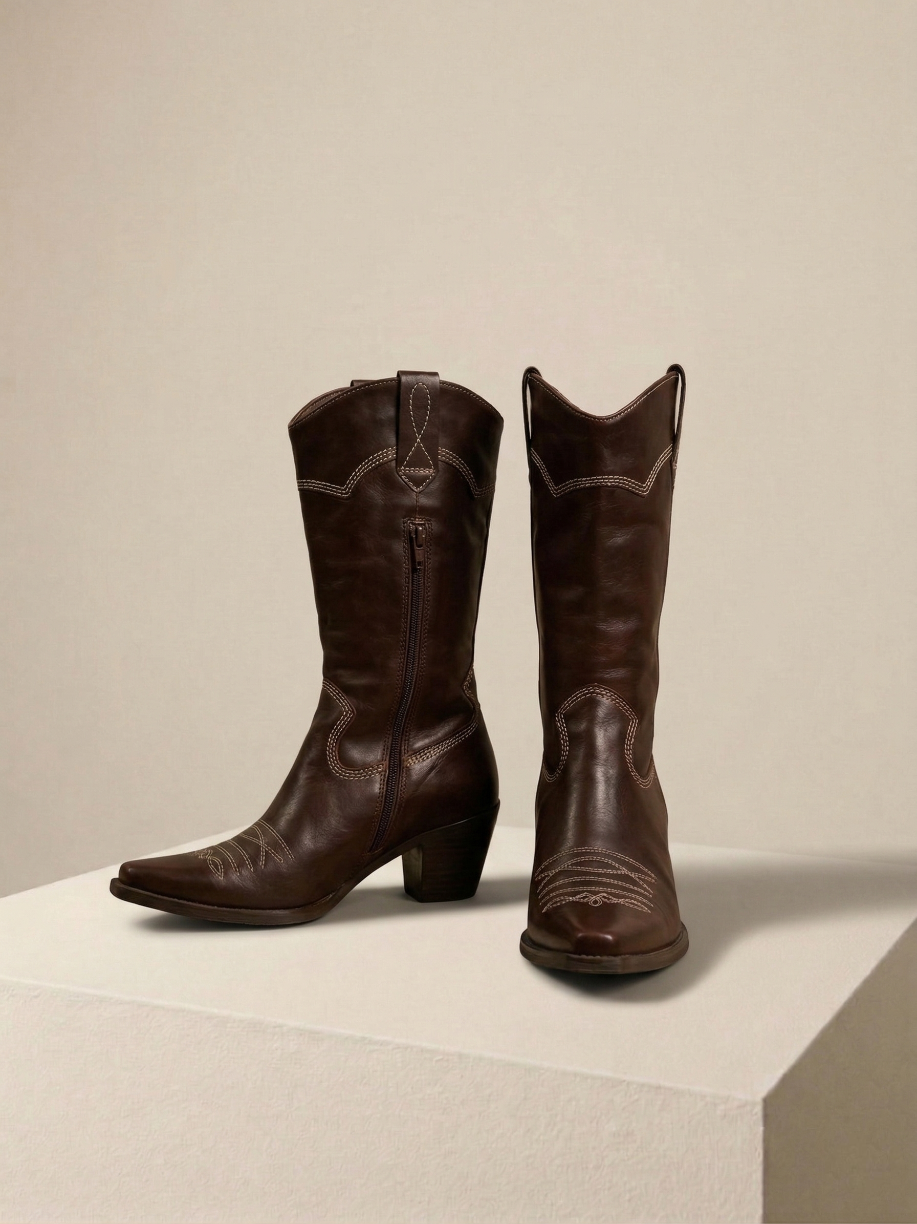 Western Brown Boots – Ecco