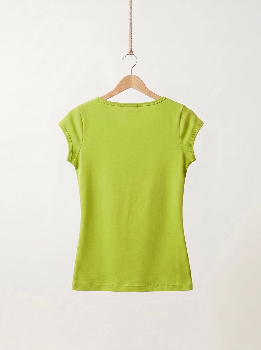 Green 1/4 Sleeve Baby Tee