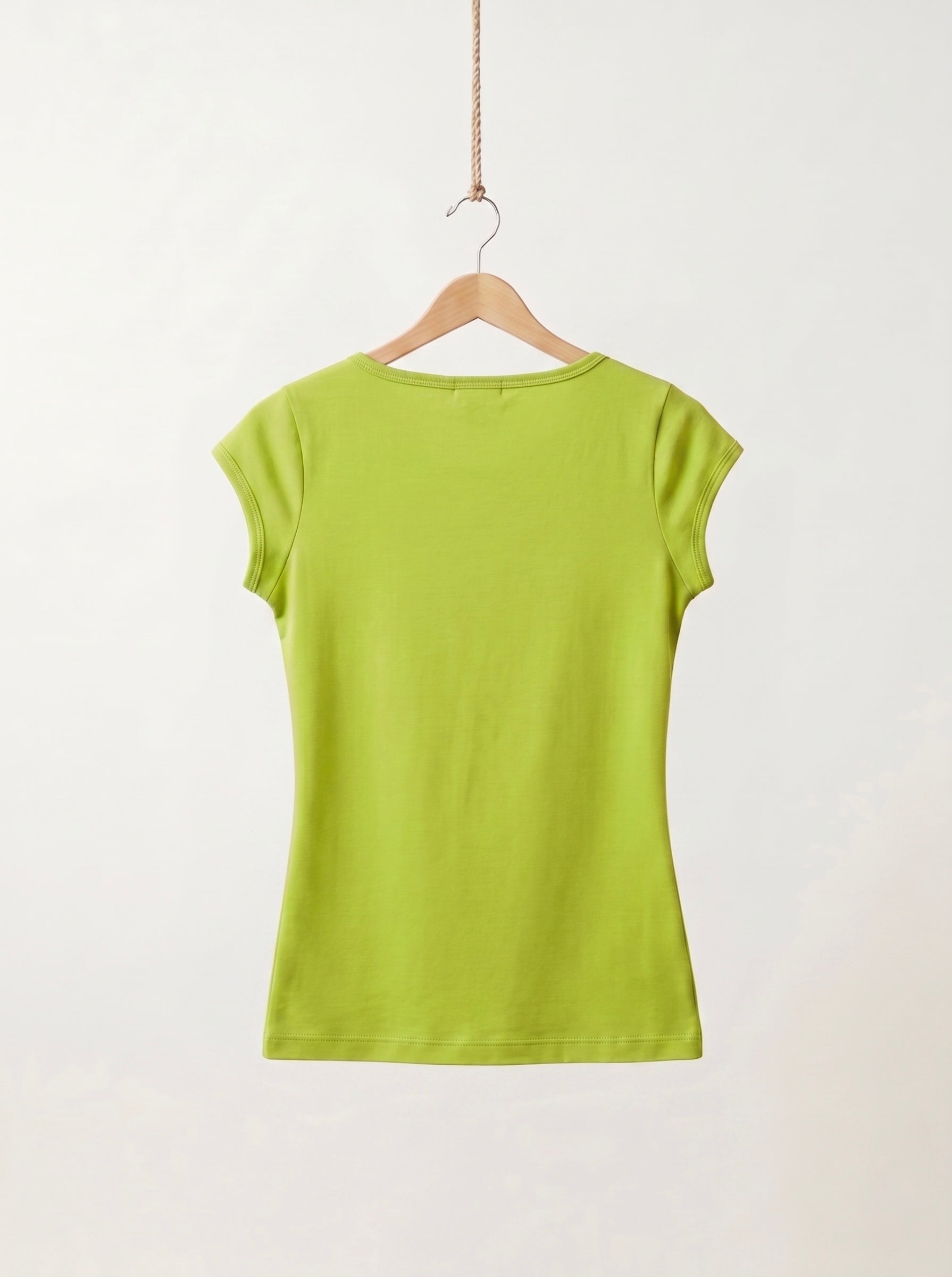 Green 1/4 Sleeve Baby Tee