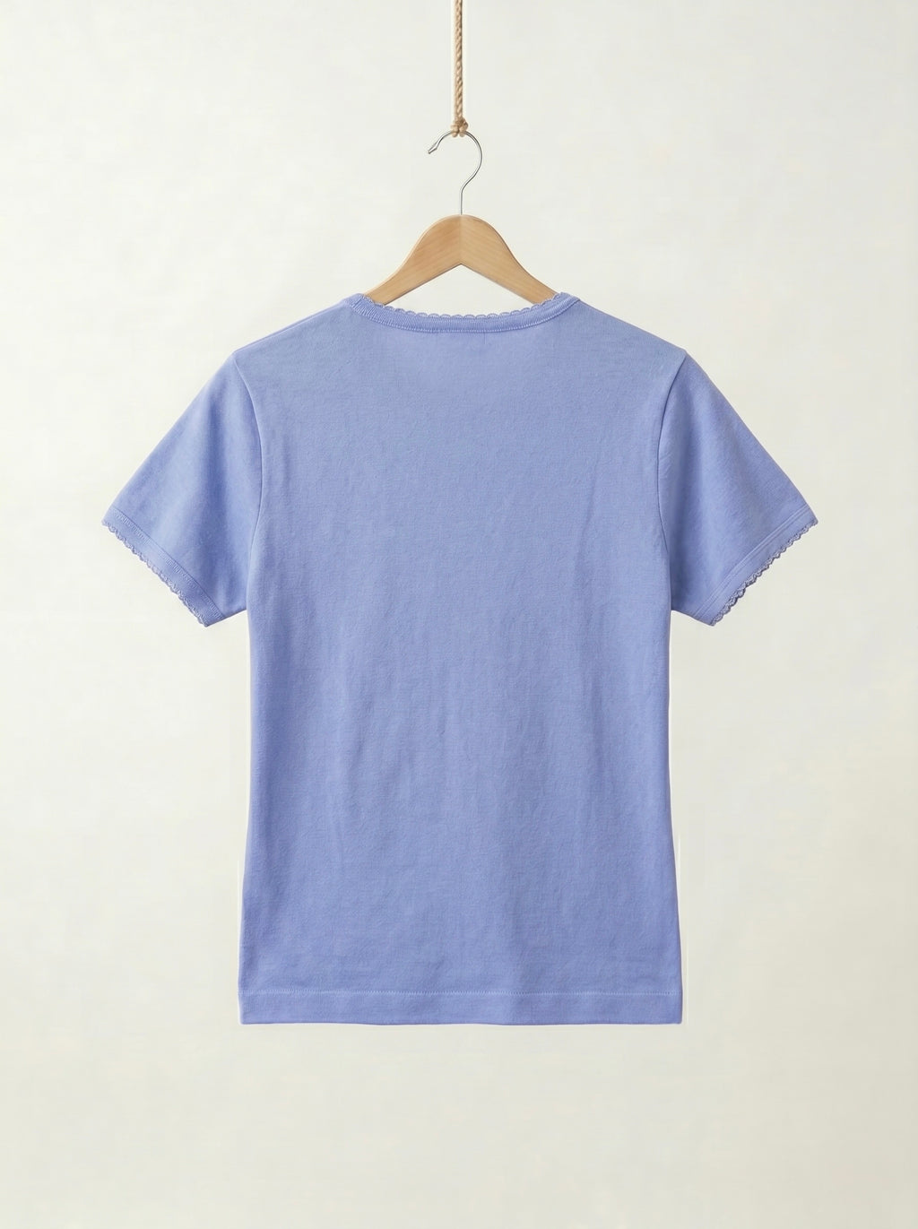 Periwinkle Button-Up Baby Tee