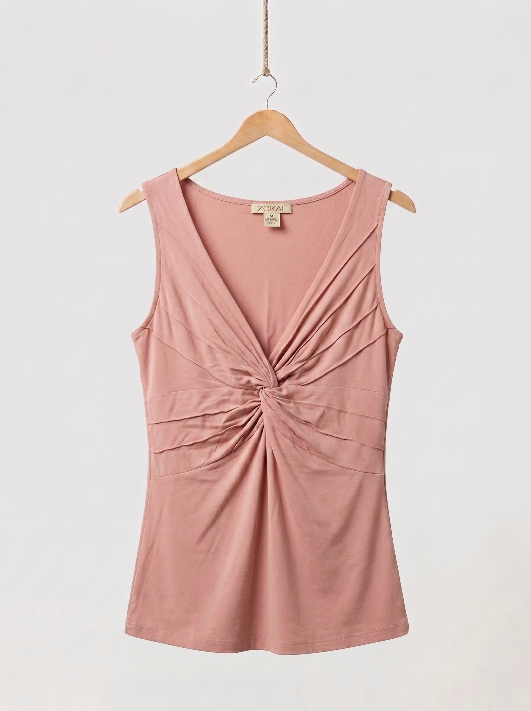 Blush Pink Twist Tank