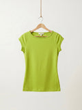 Green 1/4 Sleeve Baby Tee