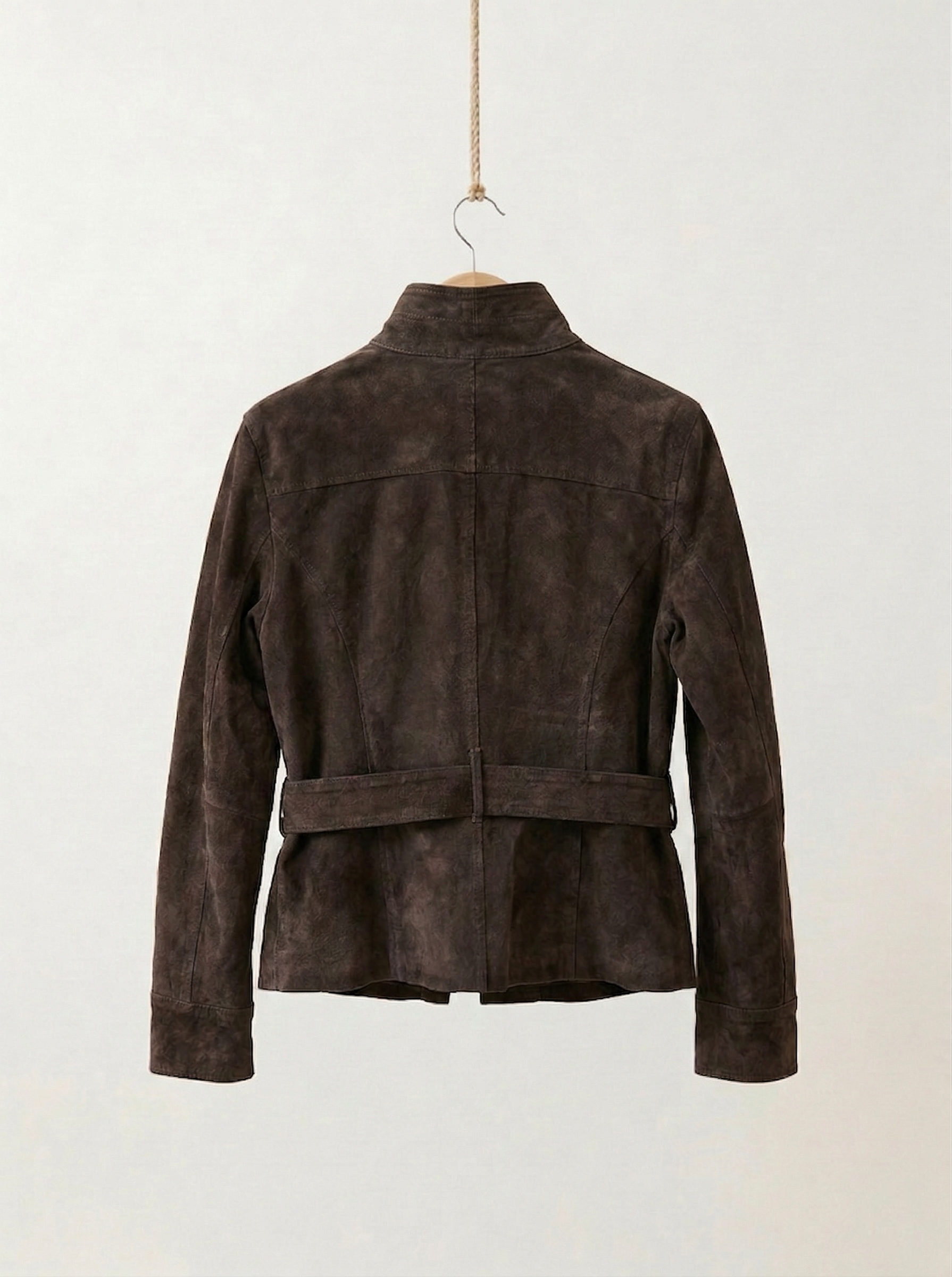 Brown Suede Leather Jacket – Le Château