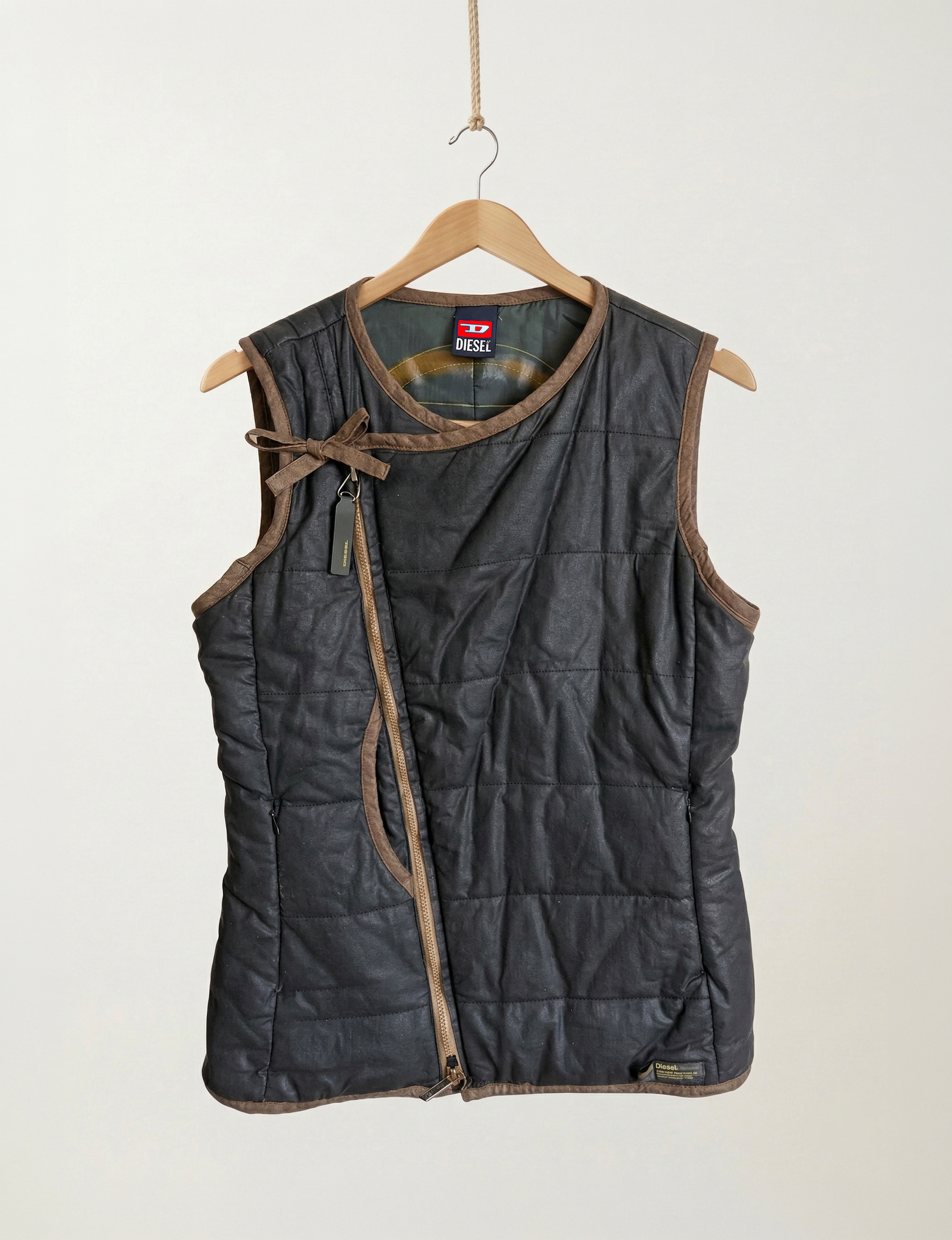 Quilted Cross-Zip Vest – Diesel