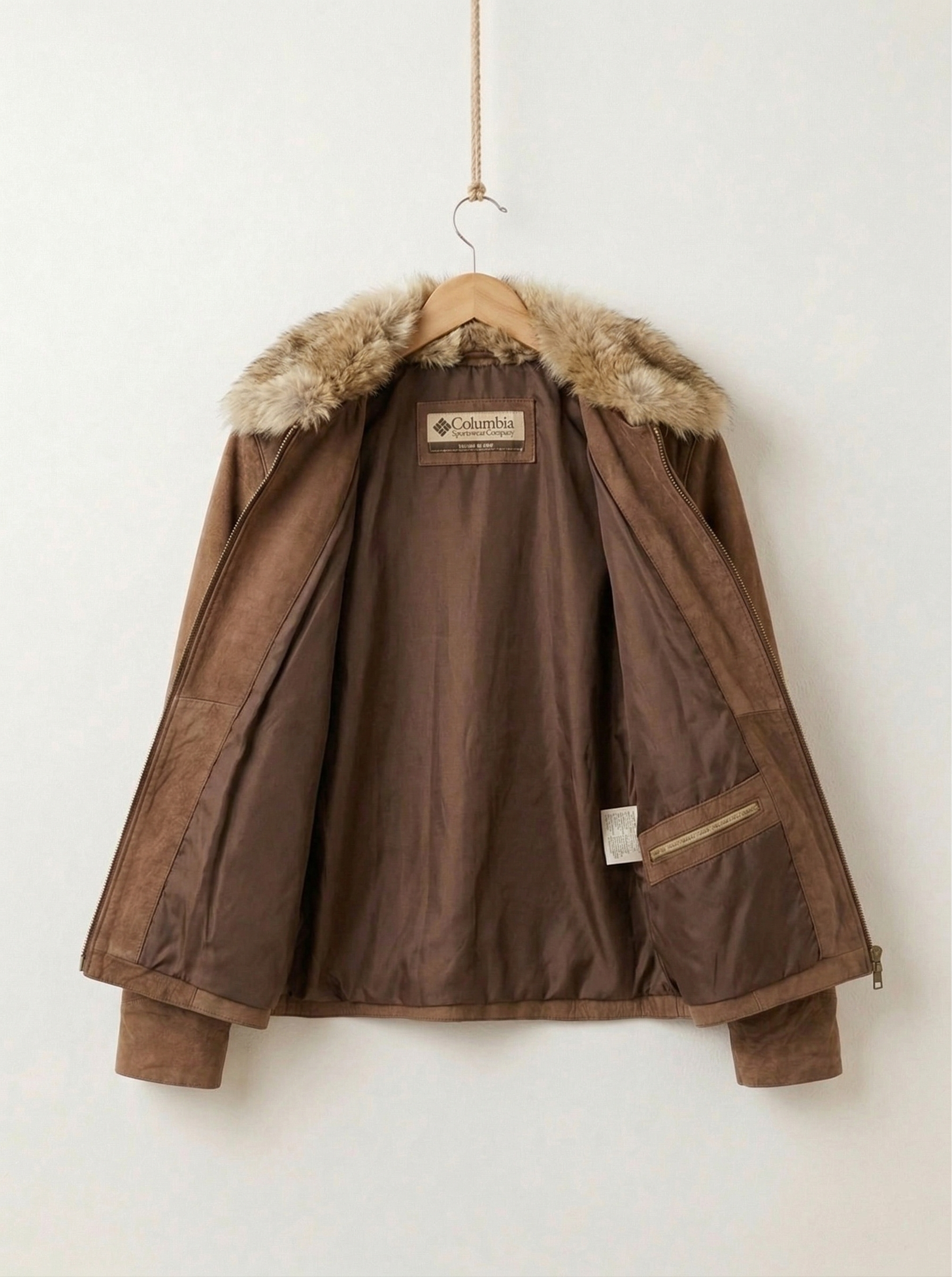 Removable Fur Suede Jacket – Columbia