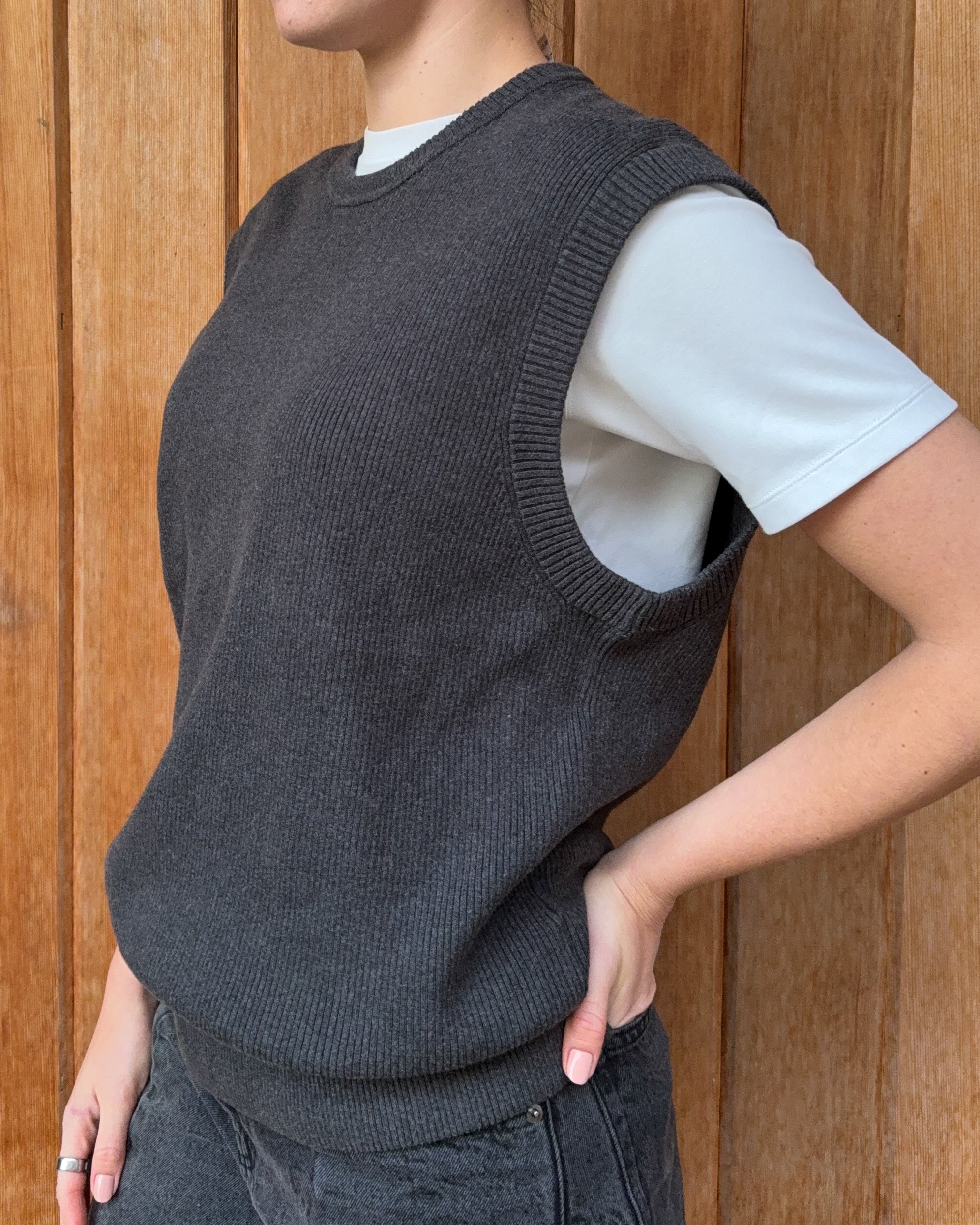 Swedish Designer - Grey Sweater Vest