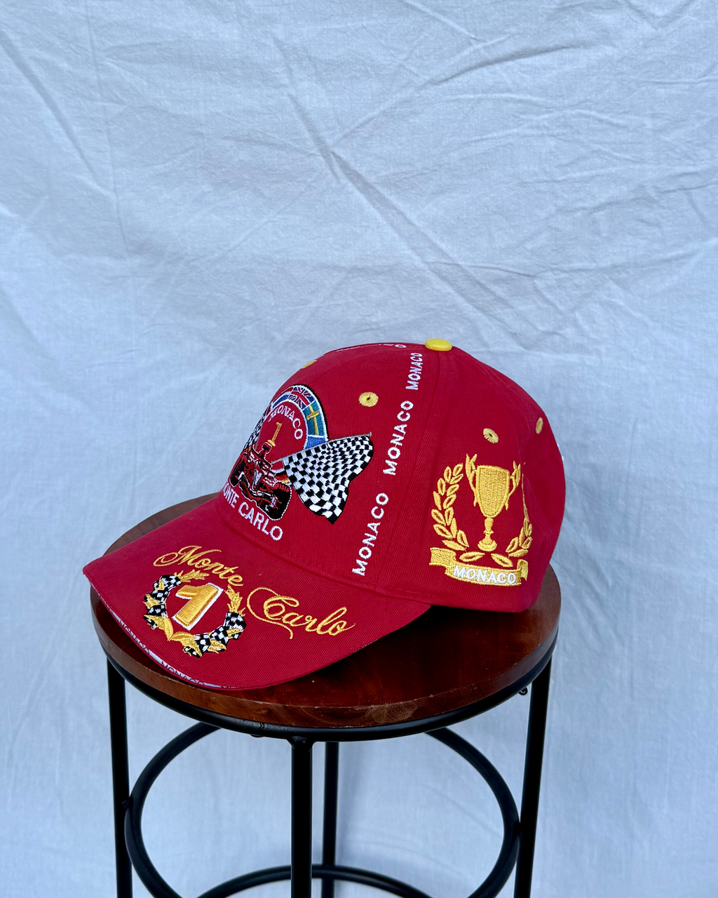 Monaco hat - red