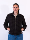 Zip Up Bomber Jacket