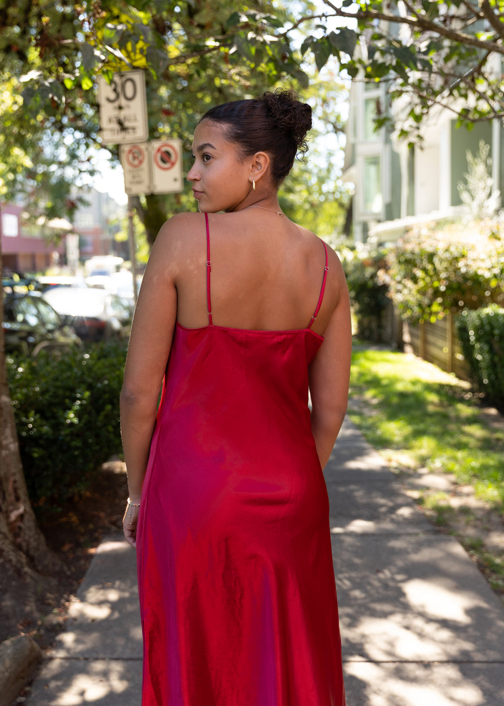 Red Slip Dress