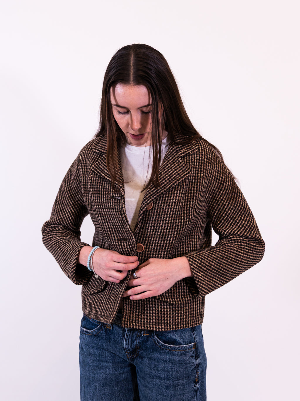 Button Up Brown Blazer