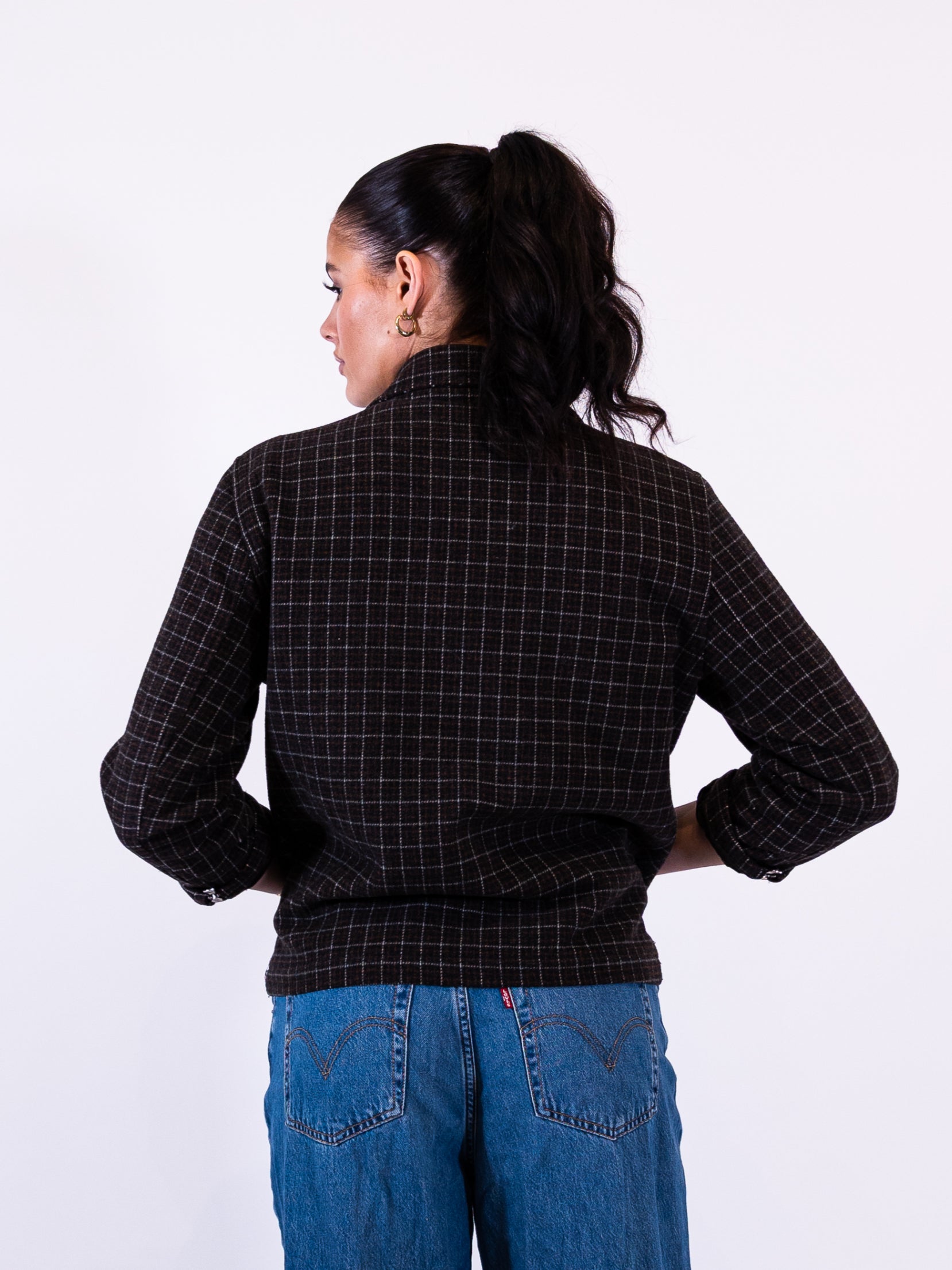 Zip Up Bomber Jacket