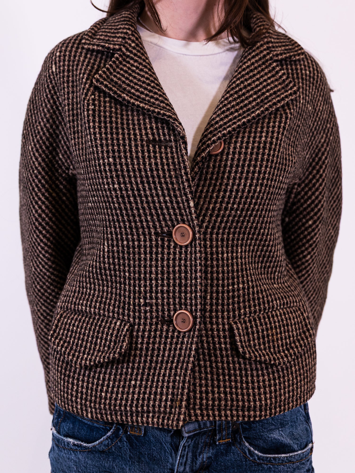 Button Up Brown Blazer