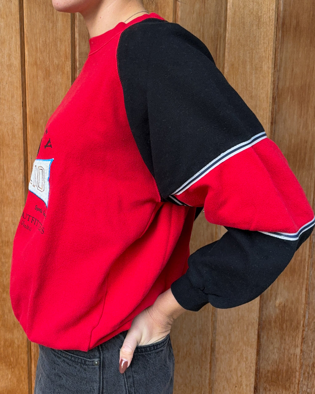 Varsity Petrolio Crewneck Sweater