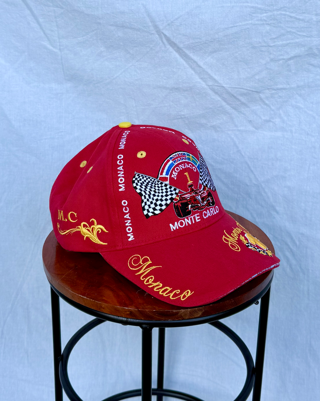 Monaco hat - red