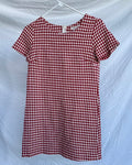 Red & white checkered dress