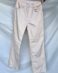 Pink checkered pants